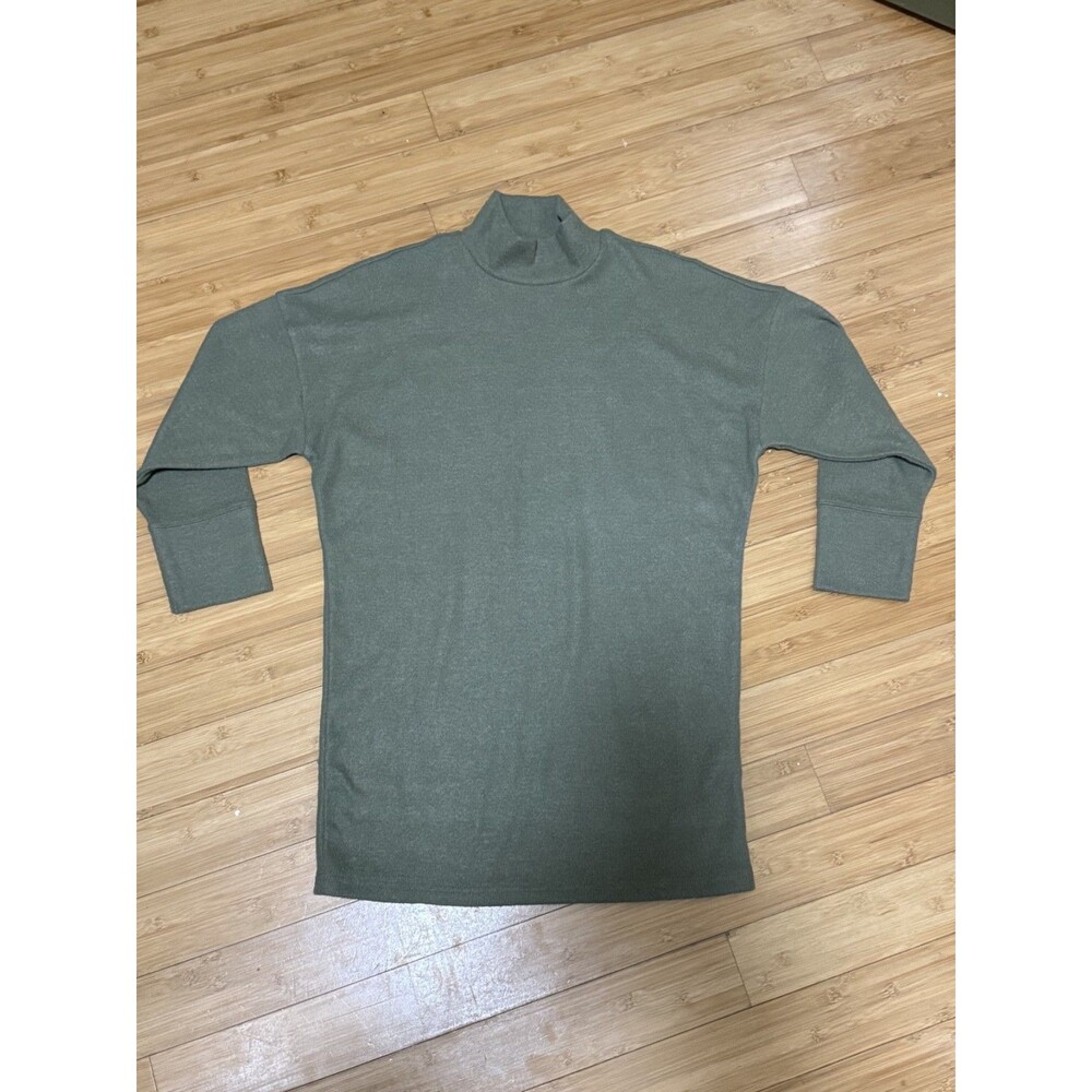 Abercrombie & Fitch sage green mock neck pullover sweater top size xs petite